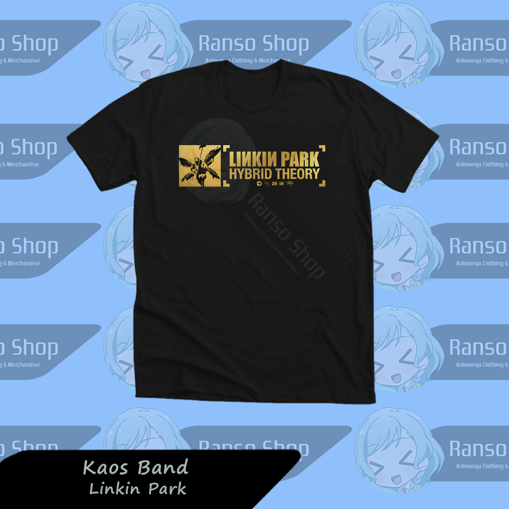 T-shirt Linkin Park Hybrid Theory / Kaos Linkin Park Album / Baju Linkin Park Premium Baju Band Rock