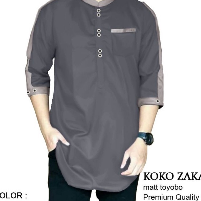 COD JM KOKO ZAKA Baju Koko Qurta PriaBaju Koko Pria TerbaruTermurahTerlaris