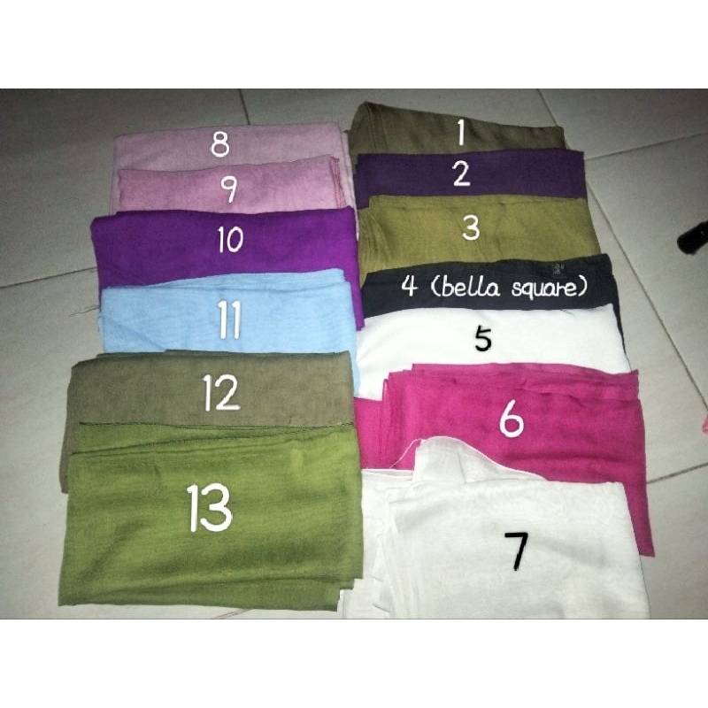 Preloved Kerudung segiempat paris jadul red rose