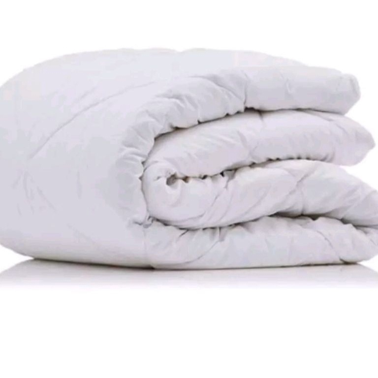 SUPER DISKON Bedcover Only Putih Polos Microtex