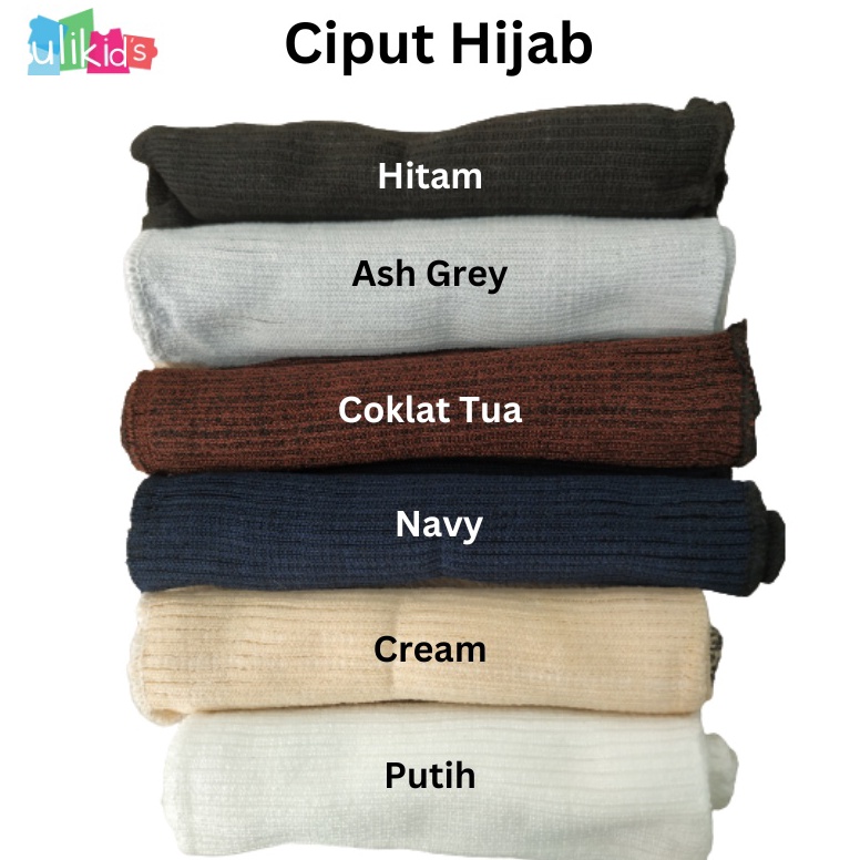 Swip up Ulikids Ciput Rajut Manset Anak Handsock Cincin Pita Mutiara Terlaris