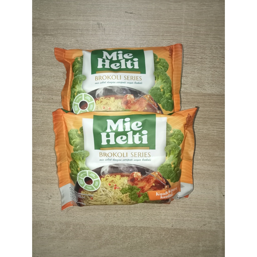 

Paket Mie Helti Brokoli Series - Kuah Kari Kental (5 pcs)