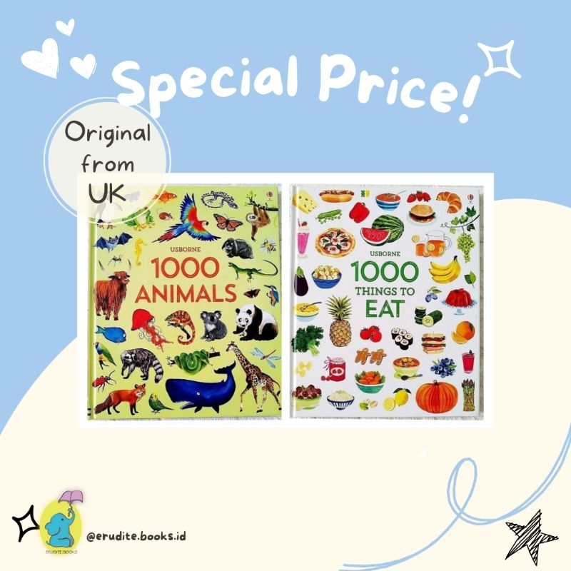 [BE] [Special Price] ORIGINAL Usborne 1000 Pictures Series