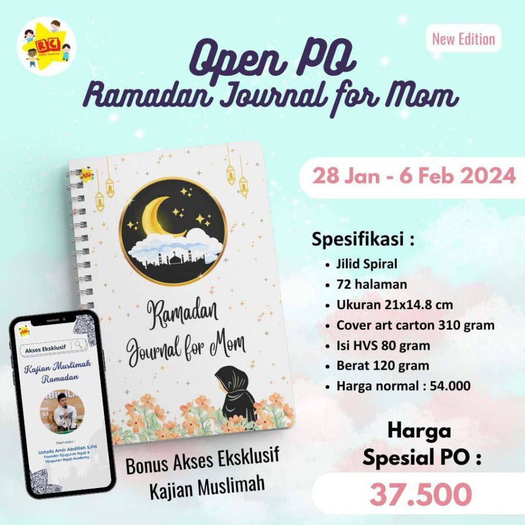 

Ramadhan Journal for Mom / Ramadhan Journal for Kids