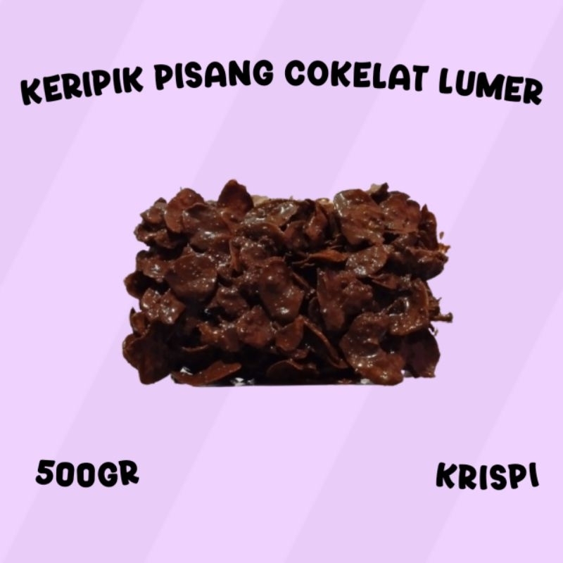 

Keripik Pisang Cokelat Lumer 500gr