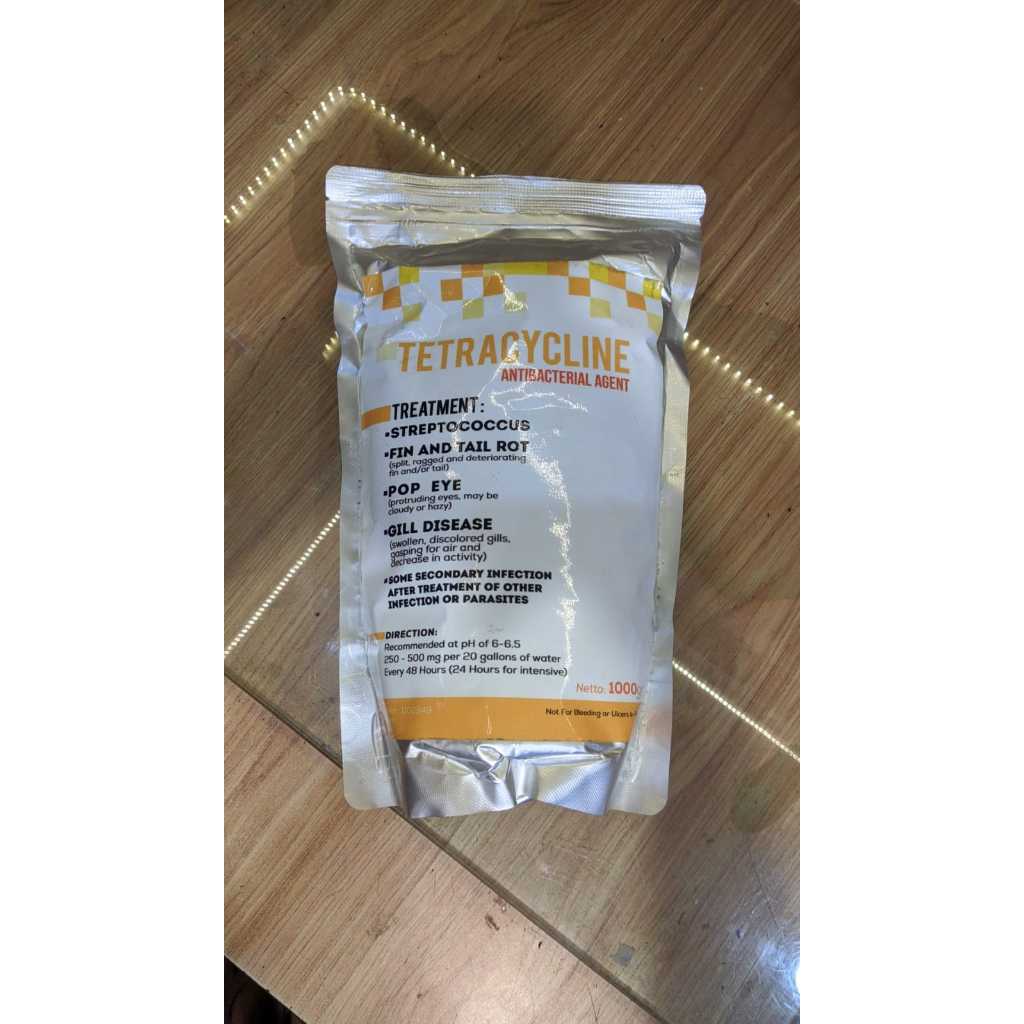 TETRACYCLINE OBAT ANTI BAKTERI PADA IKAN @1 KG