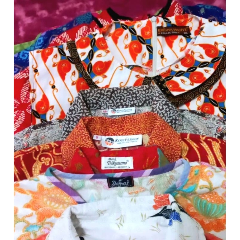 Batik Keris Adikusuma Suci Branded, Dress Kemeja Outer