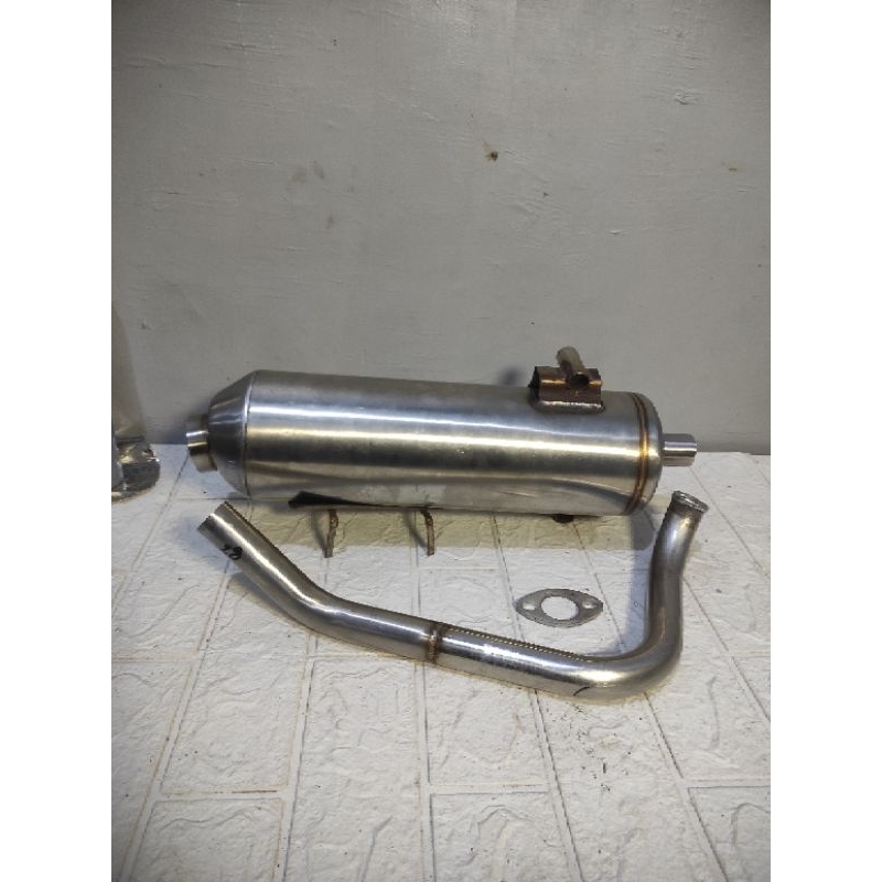 knalpot copy CMS Vario 125 LED old Stenlis