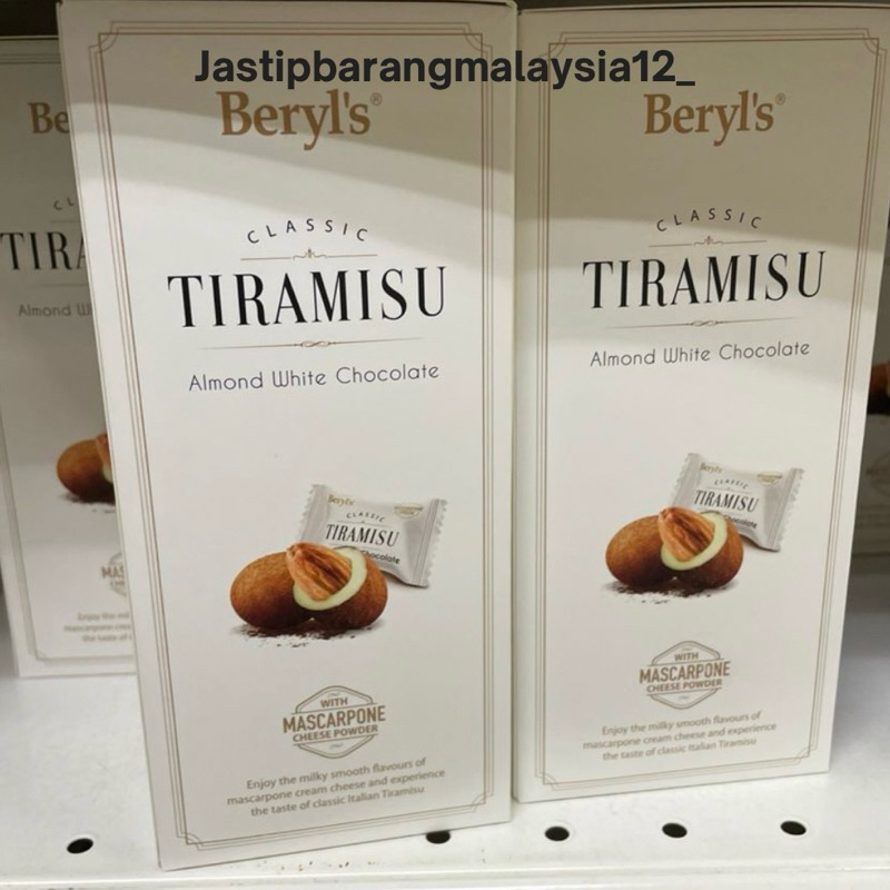 Beryl’s Classic Tiramisu Almond White Chocolate