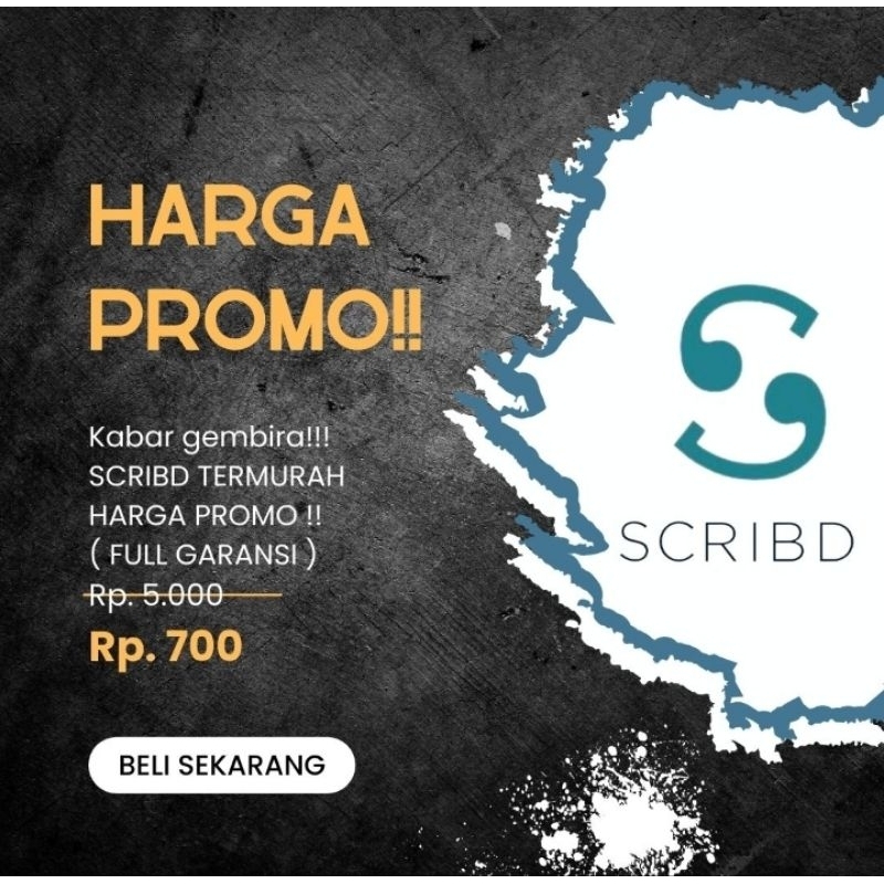 SCRIBD PREMIUM | JASA DOWNLOAD PROMO TERMURAH