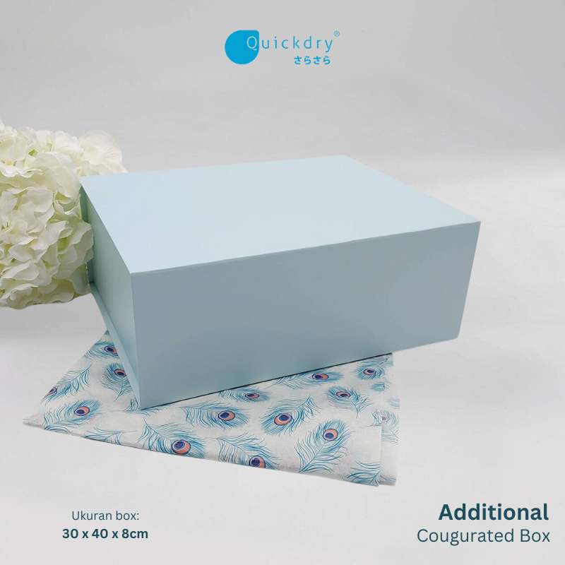 

Box Quickdry - Box Tambahan Untuk Kado - Box Hampers Size 30 x 40 x 8cm