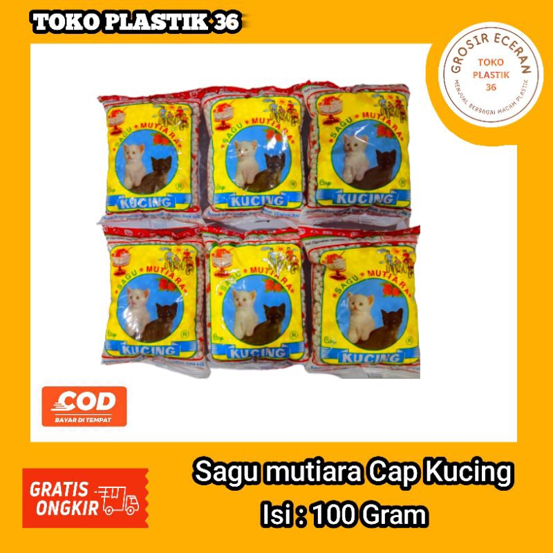 

TokoPlastik - Sagu Mutiara Cap Kucing - Isi /Berat : 100 gr - Pembelian / Pcs.