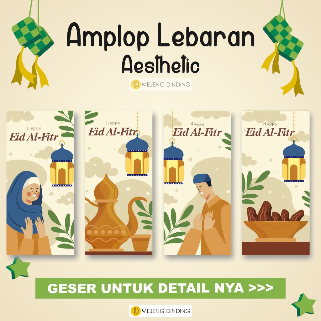 

AMPLOP LEBARAN AESTHETIC ISI 10 PCS / AMPLOP ANGPAO LEBARAN IDUL FITRI 2023 BESAR ISLAMI / EID MUBARAK / AMPLOP LEBARAN / AMPLOP IDUL FITRI GLOSSY TEBAL / EID ENVELOPE / AMPLOP ESTETIK 2023 / IDUL FITRI CUTE RUSTIC TERBARU / MARHABAN YA RAMADHAN 3