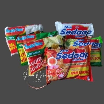 

Indomie goreng/ Indomie Rebus/ Sedap goreng/ Sedap rebus
