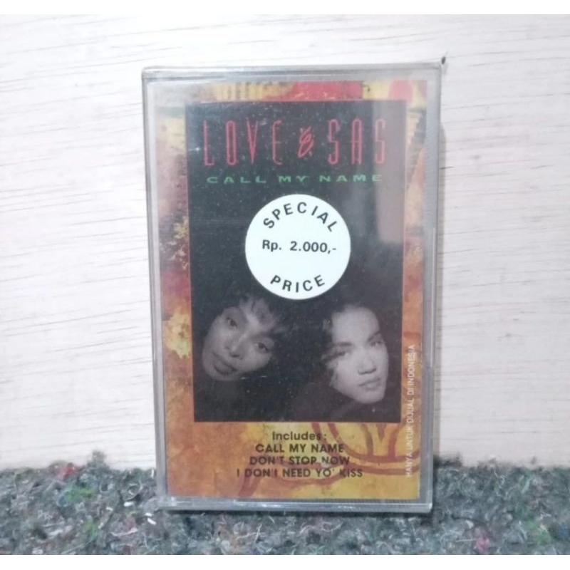 Kaset Pita Love & Sas - Call My Name Kondisi Segel