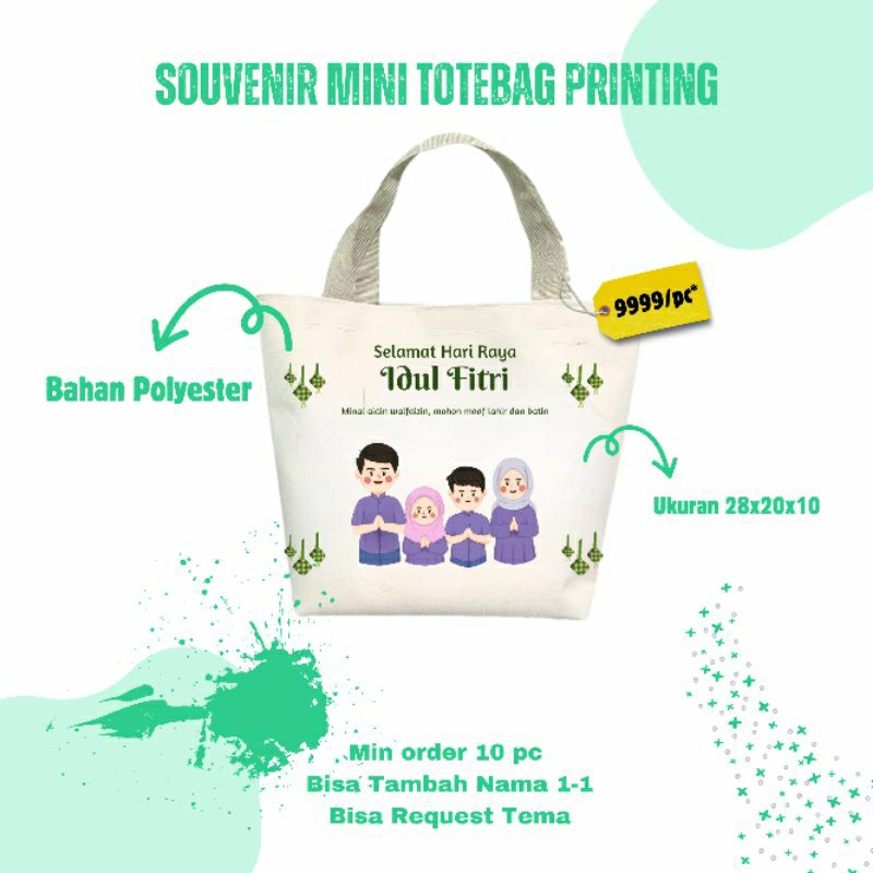 Souvenir Hampers Tas Lebaran Idul Fitri Printing Custom