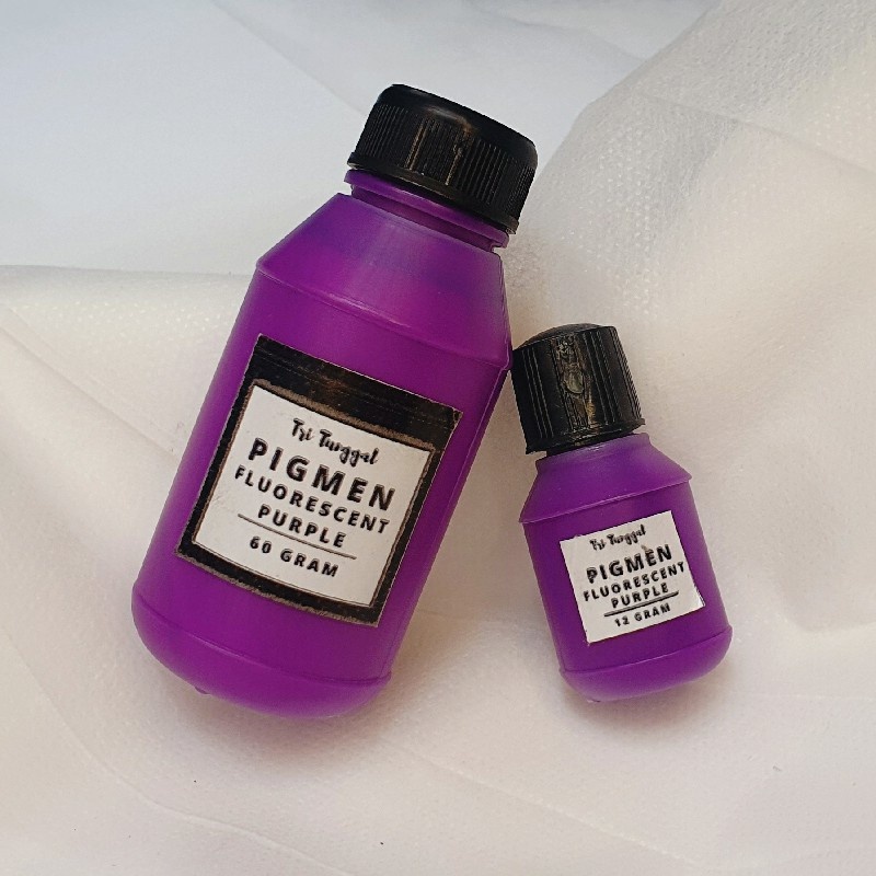 

Pigmen Besar 60gr FLUORESCENT PURPLE Pewarna Sablon Pigment Color Bundle Stabilo Waterbased Tie Dye Pigment Cat Warna Warni Air Cair Cairan Liquid Cat Paint Painting Kerajinan Prakarya Kesenian Perlengkapan Gambar Mewarna Lukis Craft Pentacle Malang