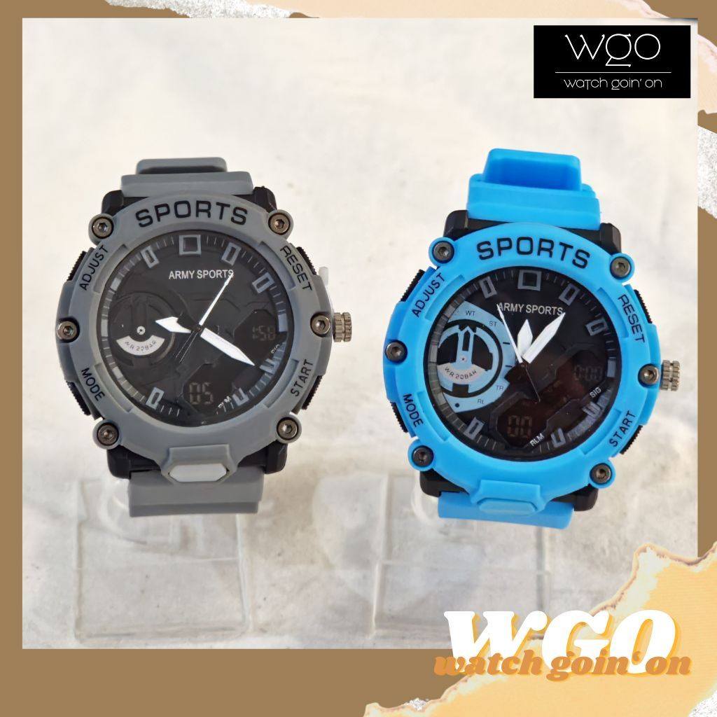 Watch Goin' On x Jam Tangan Pria Army Sports 828 NEW