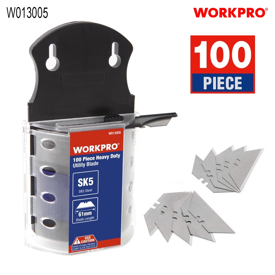 

W013005 100 PCS Refill Isi Cutter Pisau Heavy Duty Utility Blade
