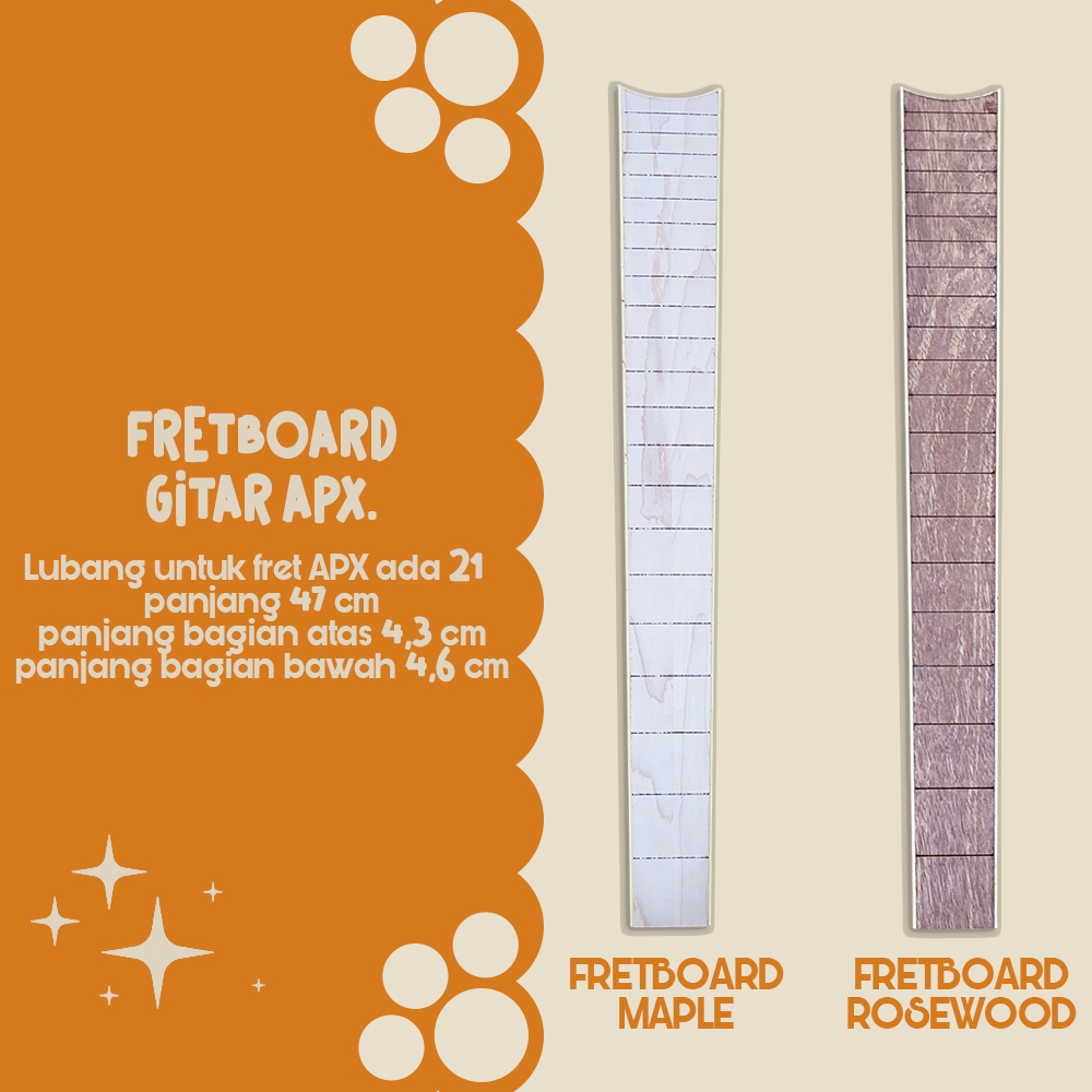 Fretboard / Replang Gitar APX