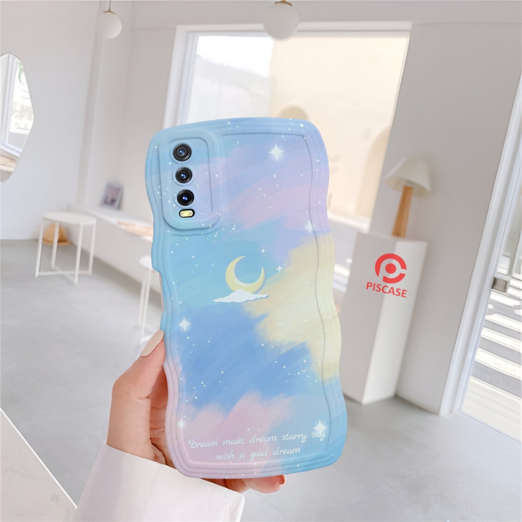 Softcase VIVO Y20 / Y12S / Y20S GELOMBANG Terbaru - Fashion Softcase - Casing VIVO Y20 / Y12S / Y20S