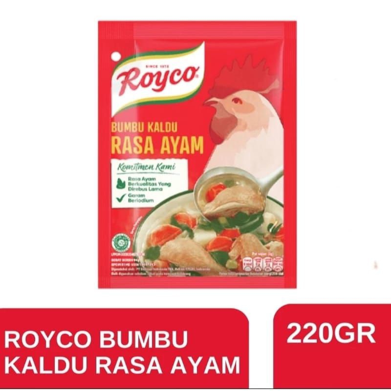 

Royco Kaldu Ayam 220gram// Penyedap Rasa// Bumbu Kaldu Ayam