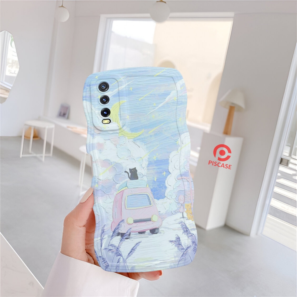 Softcase VIVO Y20 / Y12S / Y20S GELOMBANG Terbaru - Fashion Softcase - Casing VIVO Y20 / Y12S / Y20S
