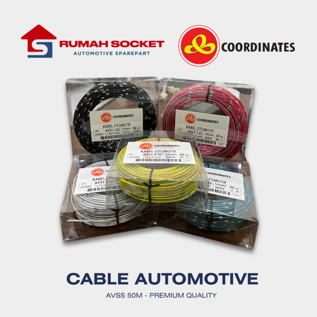 KABEL OTOMOTIF/CABLE BINTIK AVSS 1.25 ORIGINAL STANDARD MOTOR MOBIL