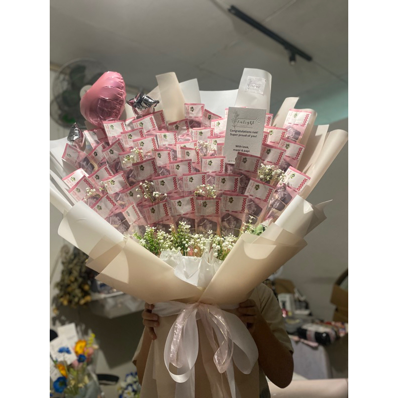 Buket Uang 40 50 Lembar 100ribu