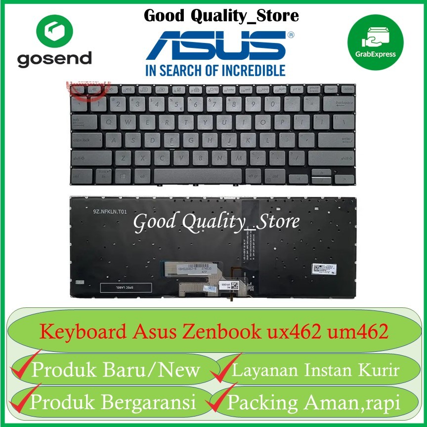 Keyboard Asus Zenbook Flip 14 UM462 UM462d UM462da UX462 UX462D UX462DA