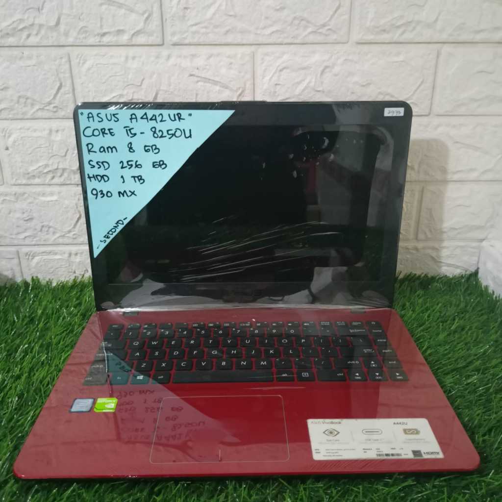 LAPTOP MURAH ASUS A442UR CORE I5-8250U RAM 8GB SSD 256GB HDD 1TB  NVIDIA 930MX 14INCH