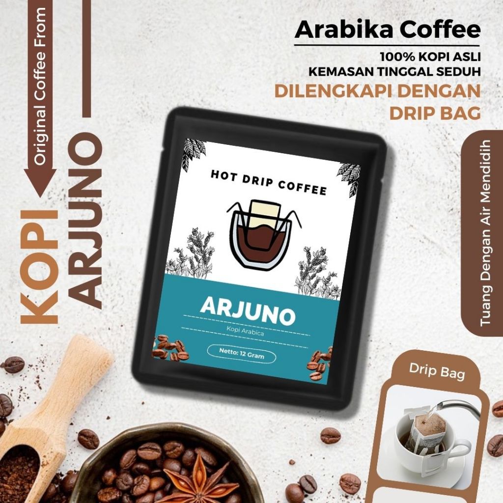 

Kopi Dripbag Arjuno Bubuk Arabica Original