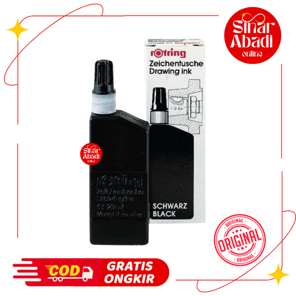 

TINTA RAPIDO ROTRING HITAM