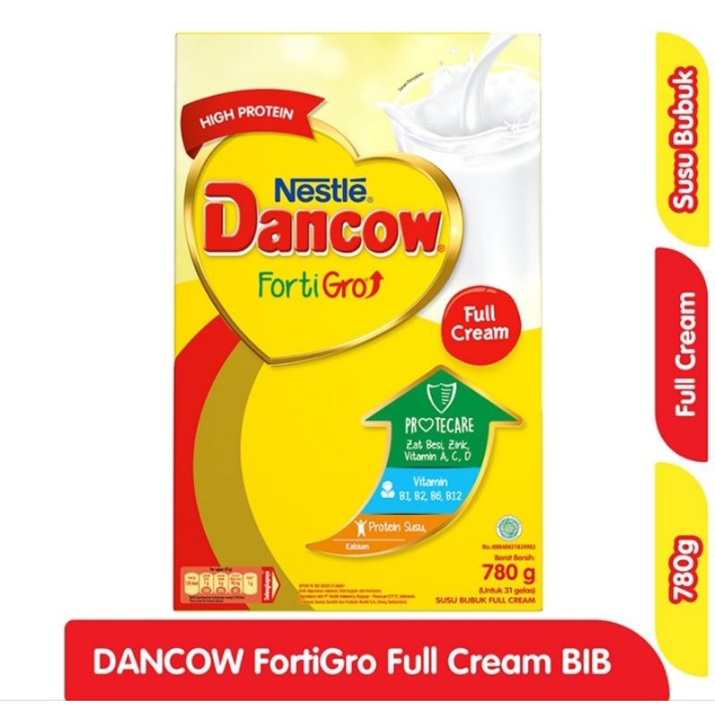 

Nestle Dancow FortiGro Susu Bubuk Instan Full Cream 780g