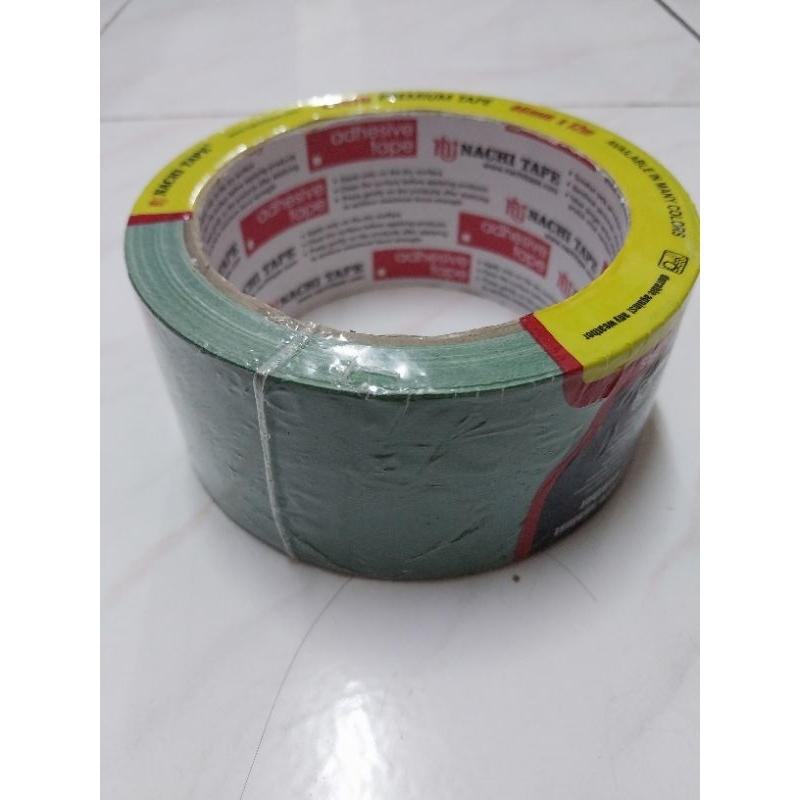 LAKBAN KAIN 2" 46MMX12M WARNA HIJAU NACHI