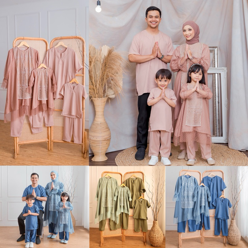 KILAU RAYA SERIES Family Set / Baju Couple Lebaran 2025