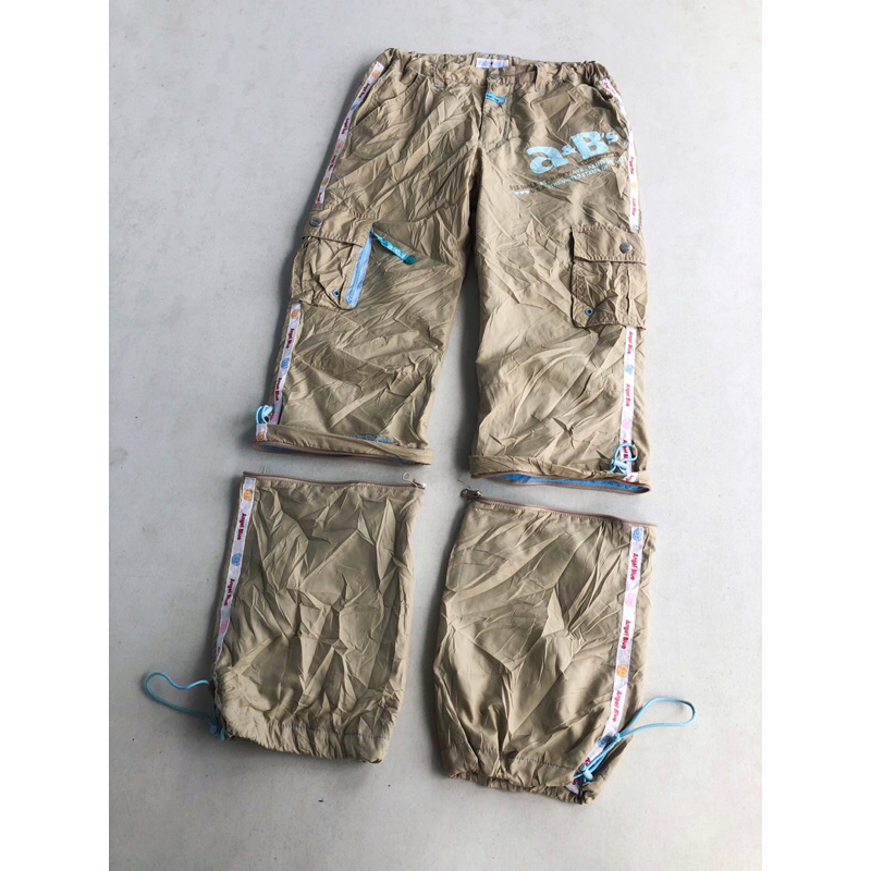 2000's Angel Blue by Hysteric Glamour outdoor inner fleece pants ( japanese Brand )