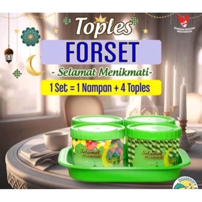 TOPLES KUE LEBARAN ISI 4 SATU SET TABITHA