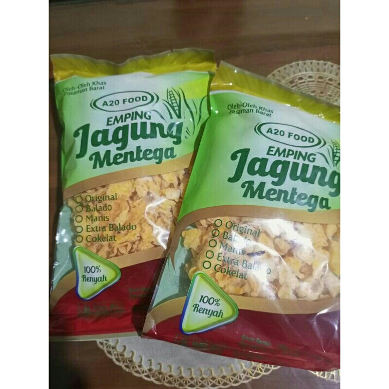 

Camilan enak Emping Jagung Mentega oleh-oleh khas Pasaman Barat