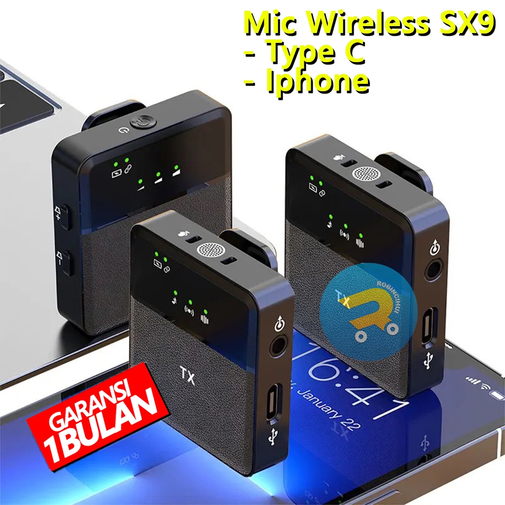 JXK7 Mic Wireless Hp Kamera Vlog Youtuber Portable Mic For Iphone And Android Kamera Dslr