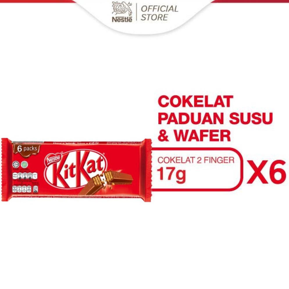 

GROSIR NESTLE KITKAT Coklat Wafer Multipack 17 x 6 pcs