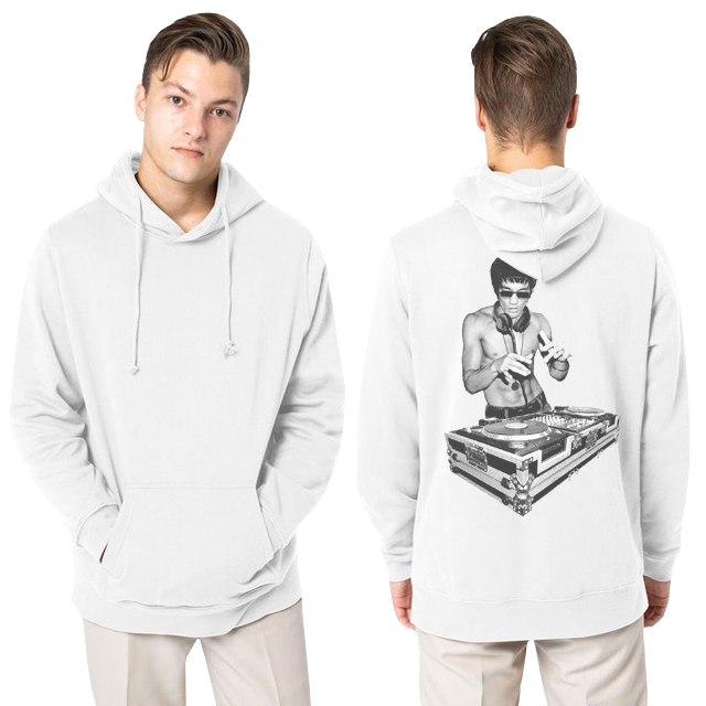 Jaket Bruce Lee DJ Hoodie | Zipper & Jumper Hoodie | Casual Hoodie Bahan Cotton Fleece