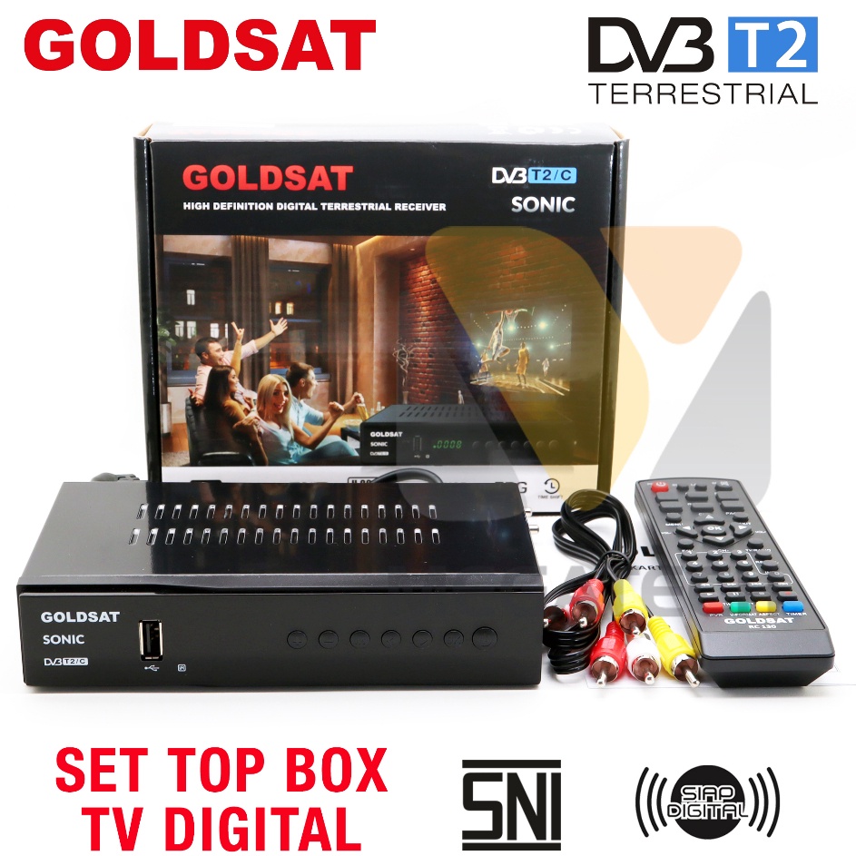 HcK Set Top Box TV Digital GOLDSAT SONIC q Terlaris