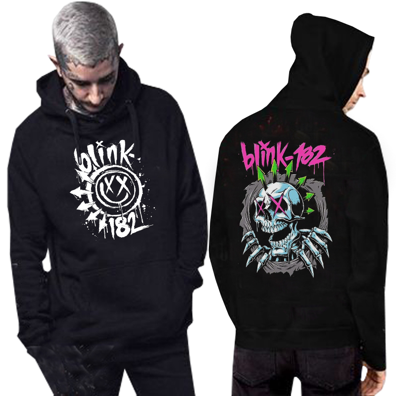 Jaket Blink 182 Hoodie | Jumper Hoodie Band Blink-182 | Casual Hoodie Bahan Cotton Fleece