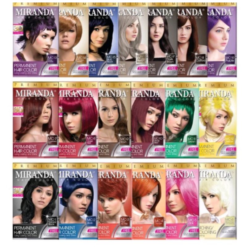 Pikok/ miranda/ pewarna rambut