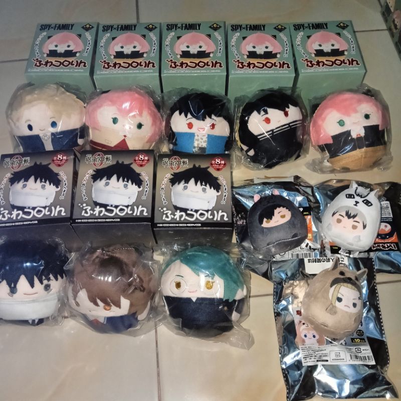 [CLEARANCE SALE] LAST STOCK Empuk-empuk JUJUTSU KAISEN, HAIKYUU, ATTACK ON TITAN, TOKYO REVENGERS, S