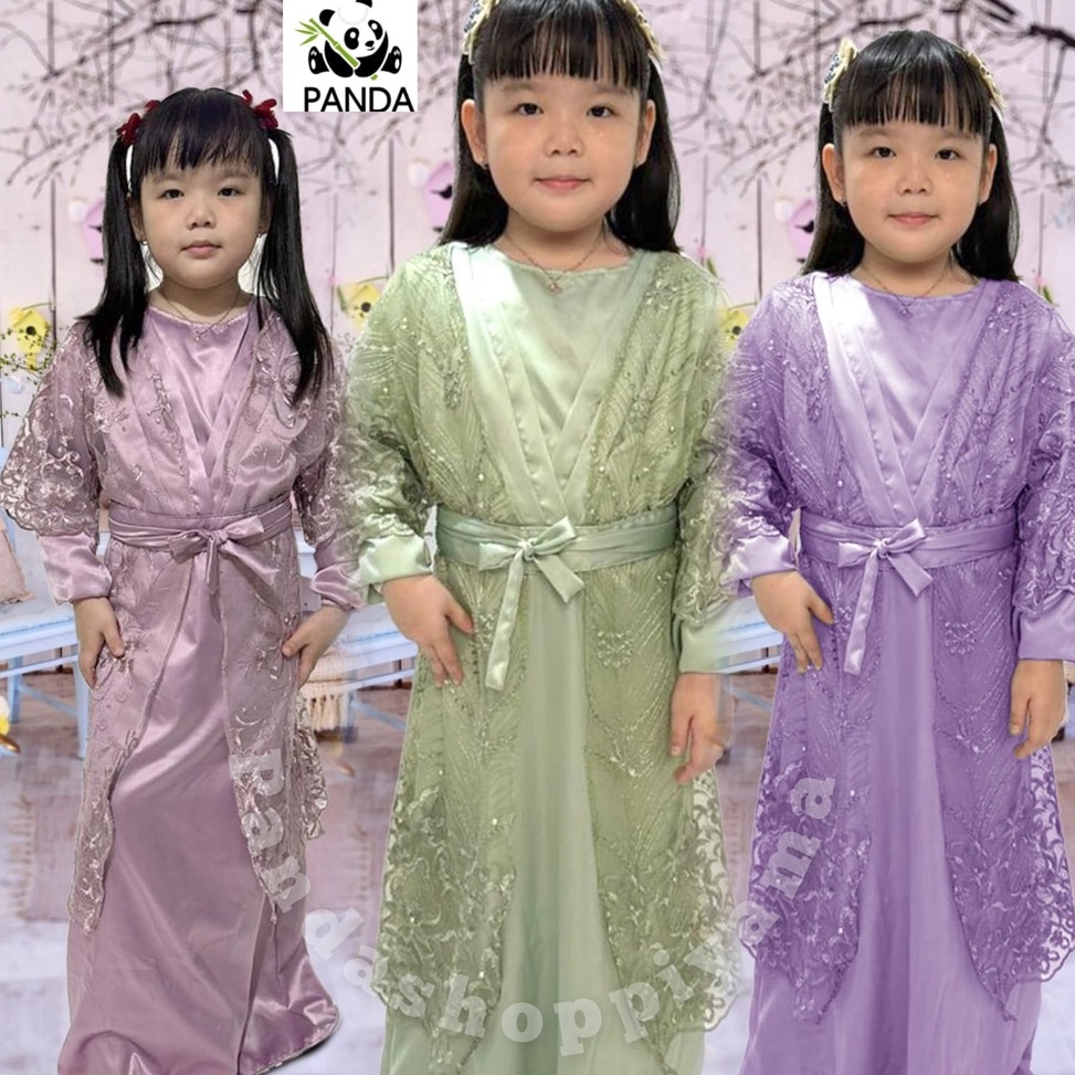 New event Gamis Outer Arabella Anak KondanganCardigan Brukat Tile PermiumDress Pesta Remaja Terbaru