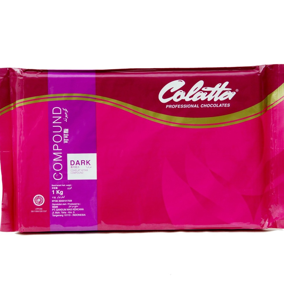 

MURAH LEBAY Cokelat Batang Colatta Dark Chocolate Compound Kemasan 1kg