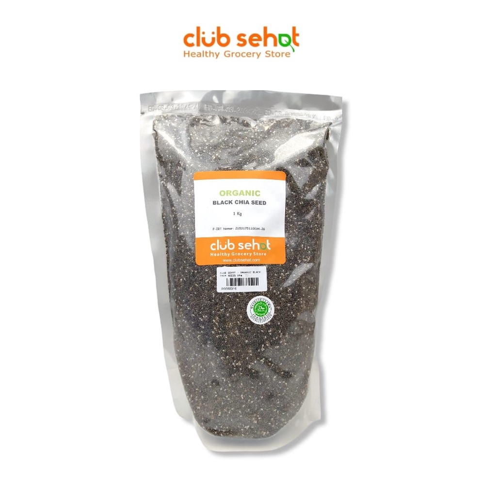 

BAYAR DITEMPAT CLUB SEHAT ORGANIC BLACK CHIA SEED 1KG
