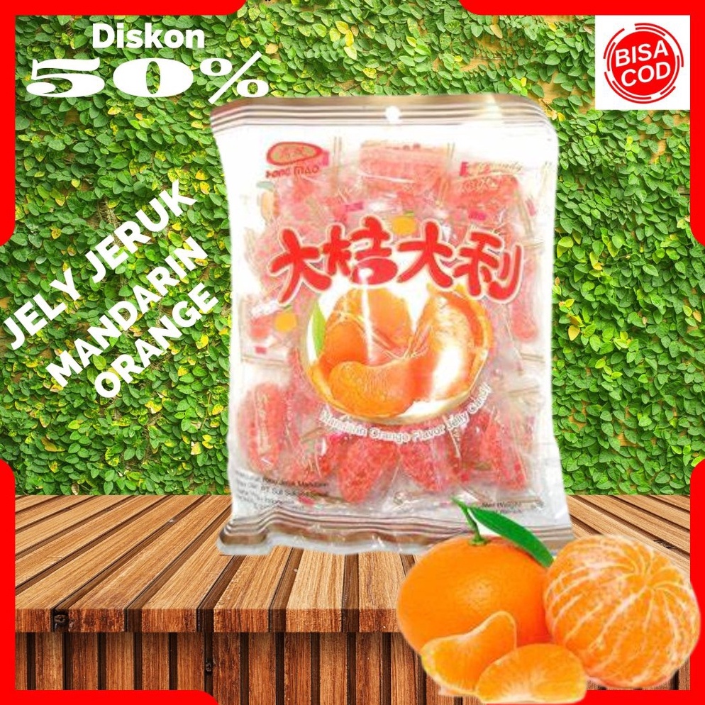 

DISKON JELLY JERUK MANDARIN ORANGE NARAYA JELY KENYAL RASA JERUK 5 GRAM